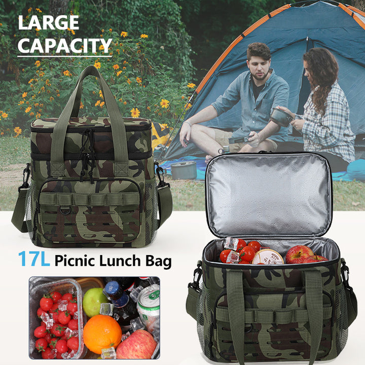 Dame isolert og slitesterk kjølebag i moderne camouflagedesign Luvikno