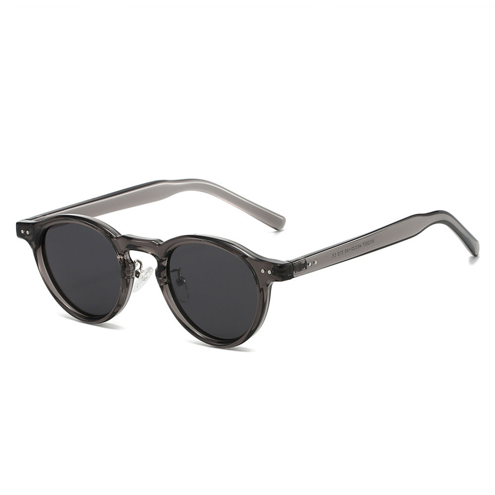 Dame Retro-Rundsolbrille Luvikno