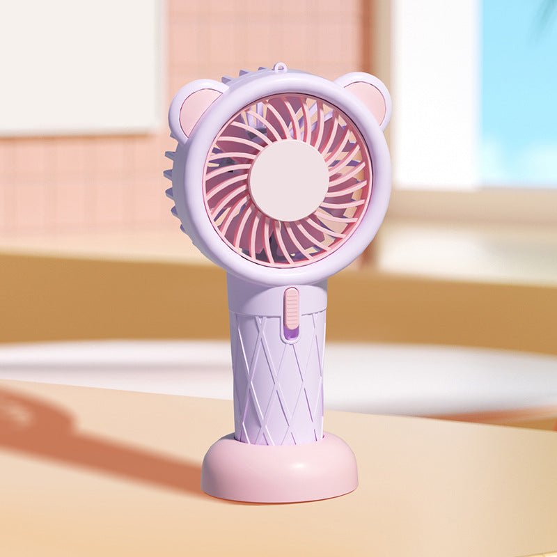 Dame Bærbar Mini-Ventilator med leken Dyredesign Luvikno