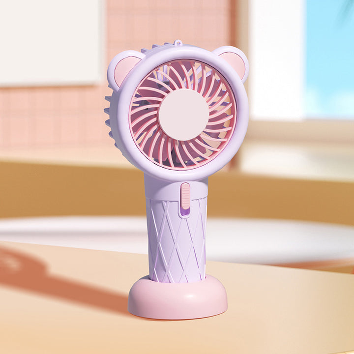 Dame Bærbar Mini-Ventilator med leken Dyredesign Luvikno