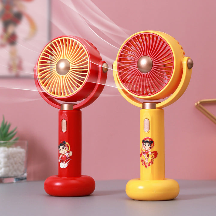 Unisex Bærbar Håndvifte i leken design Luvikno