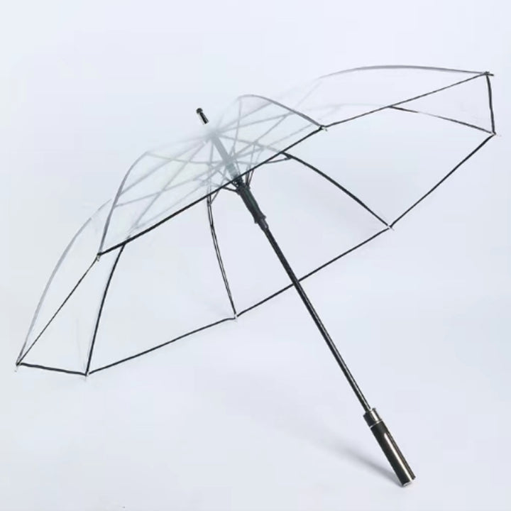 Damer Transparent Paraply med Ergonomisk Håndtak Luvikno
