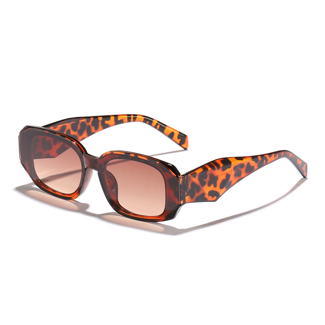 Dames moteriktig solbrille i kantet design med UV-beskyttelse Luvikno