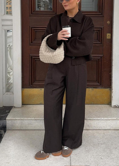 Luvik | Lyhyt villasekoite takki