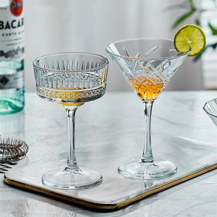 Mønstret Martini Cocktail Glasser | Luvikno