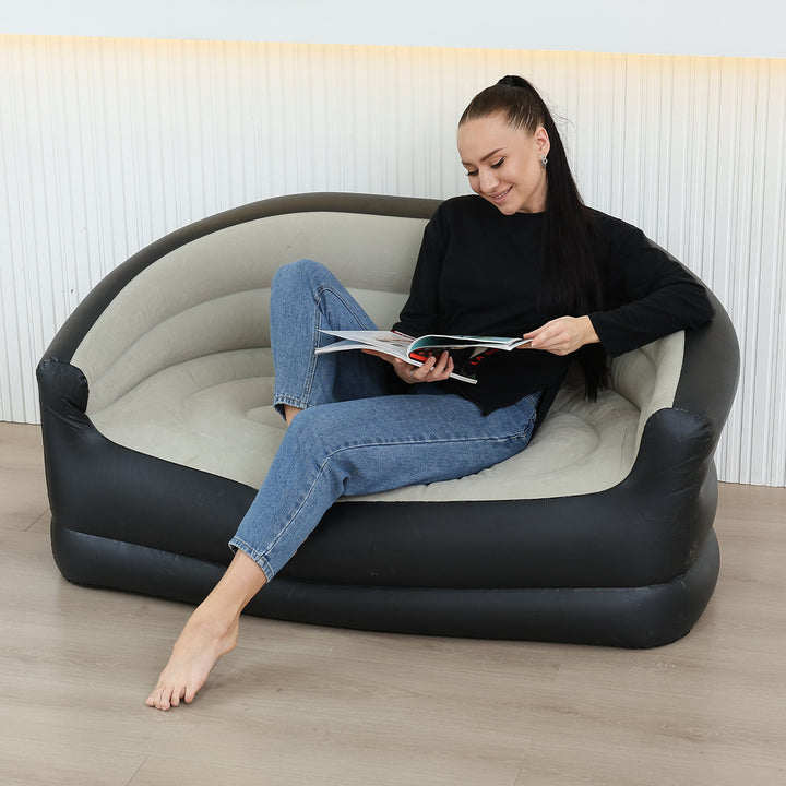Kvinne Oppblåsbar Lounge Sofa Luvikno