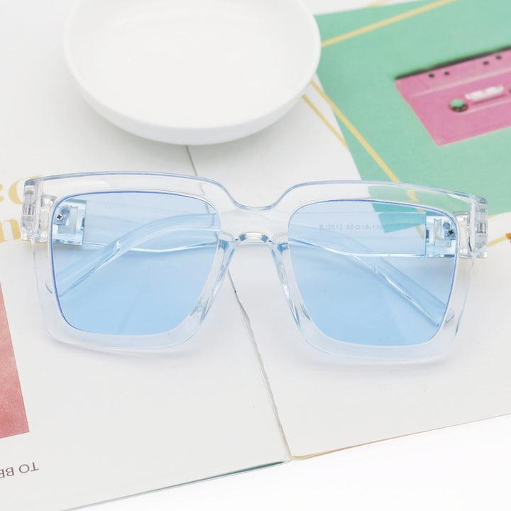 Dame trendy firkantet solbrille med høyverdig UV-beskytter teknologi Luvikno