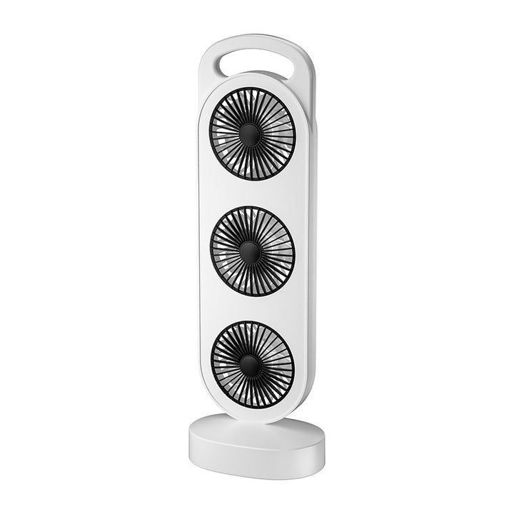 Unisex Multi-Head Portable Desk Fan Luvikno