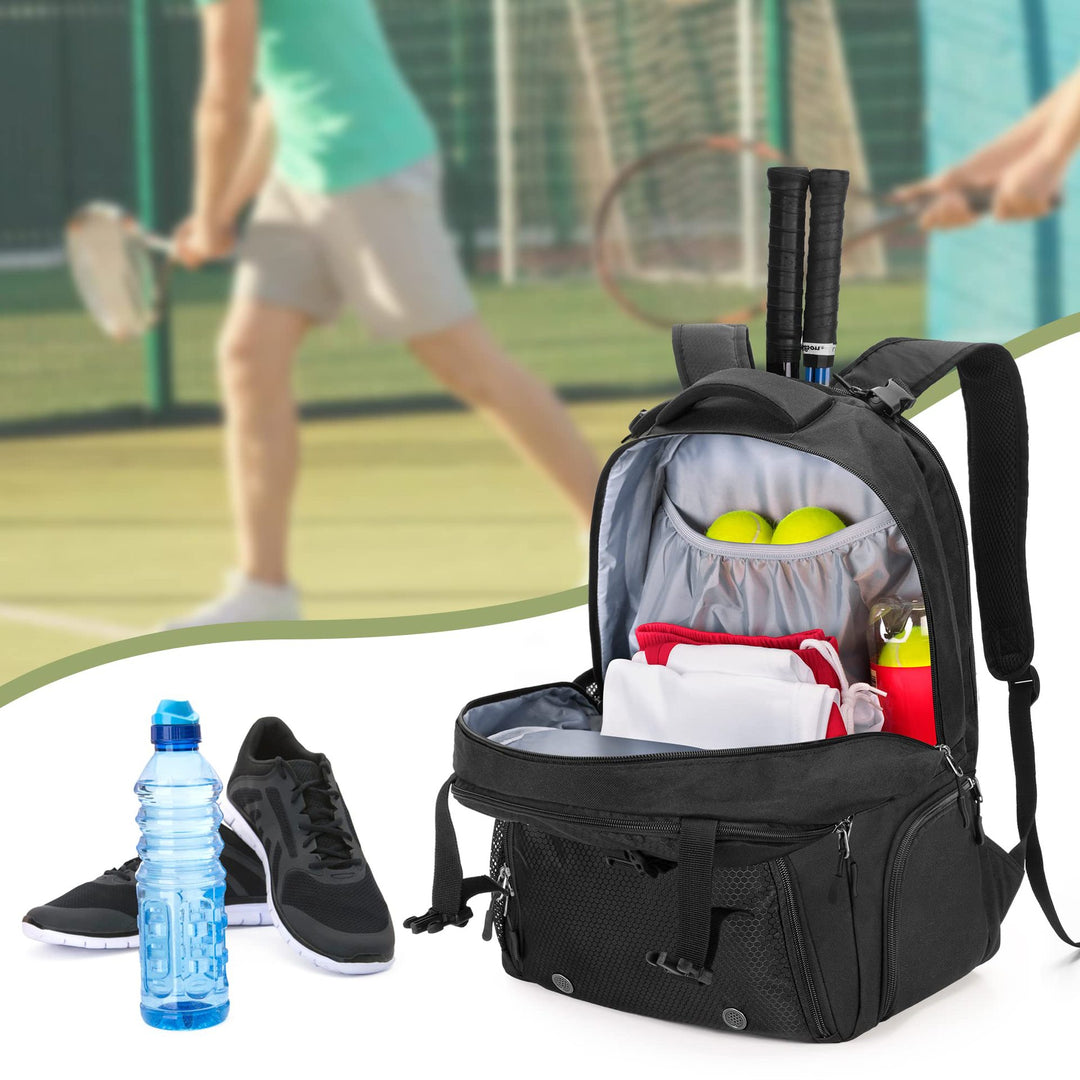 Unisex sporty ryggsekk med spesielle rom for sportsutstyr Luvikno