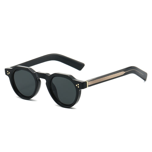 Dame moteriktig solbrille med ekstravagant ramme og UV-beskyttelse Luvikno