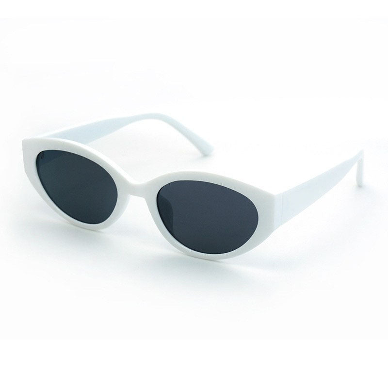 Damer moteriktig Cat-Eye solbrille med trendy ramme og UV-beskyttelse Luvikno