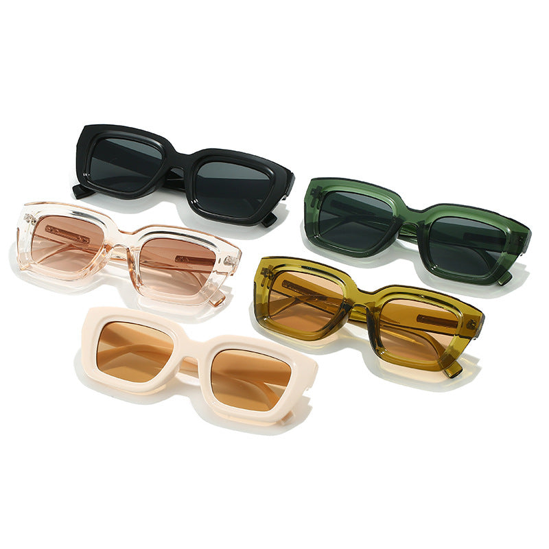 Damer oversized firkantet solbrille Luvikno