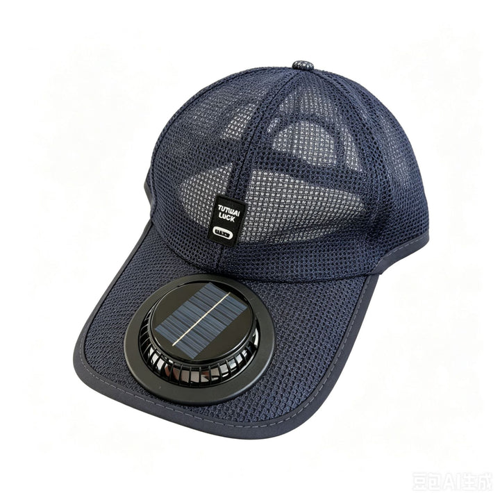 Solbeskyttelseshatt med integrert solfanger Luvikno