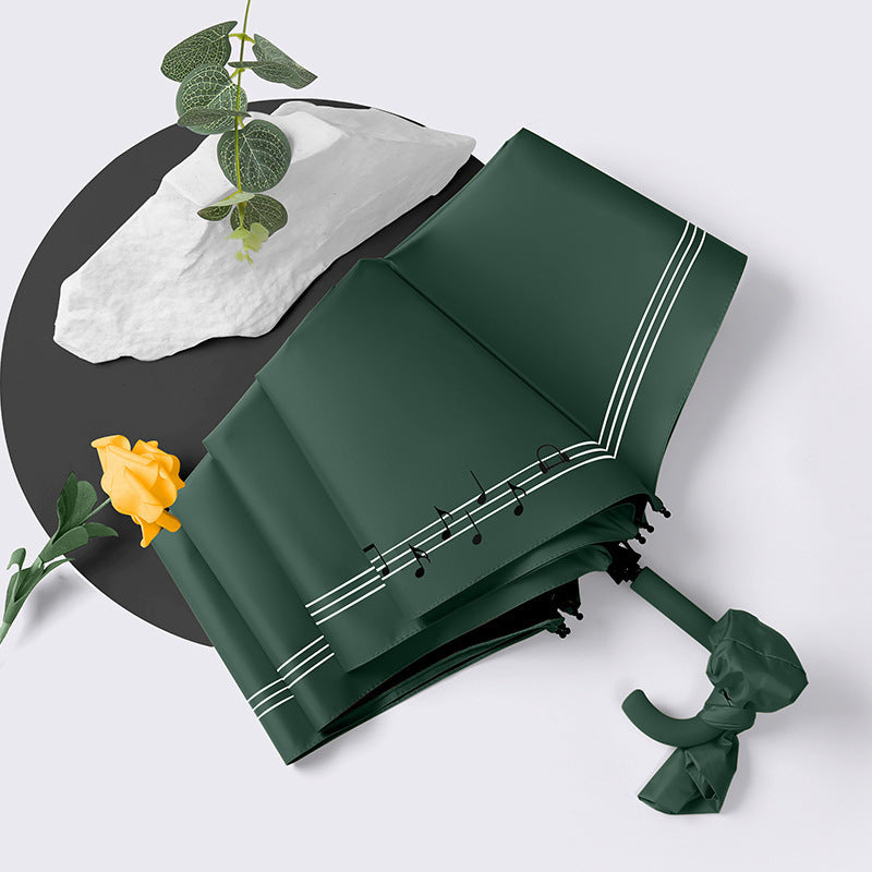 Dame elegant og kreativ sammenleggbar paraply med hjerte-design Luvikno