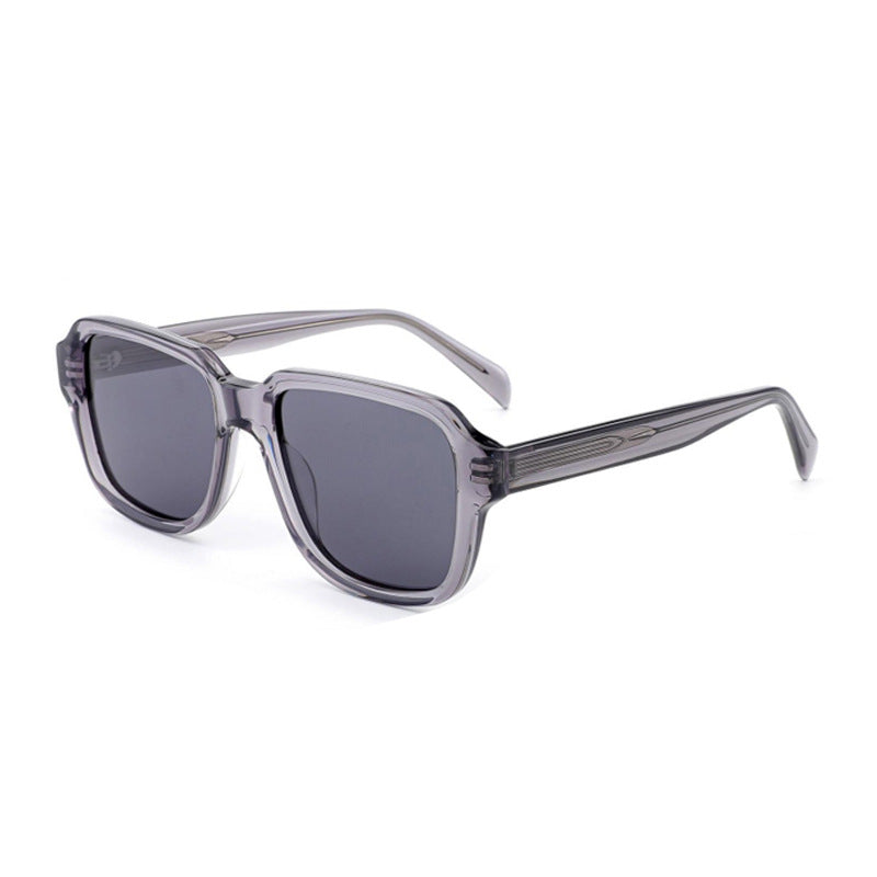 Dame kvadratisk solbrille med moderne mønster Luvikno