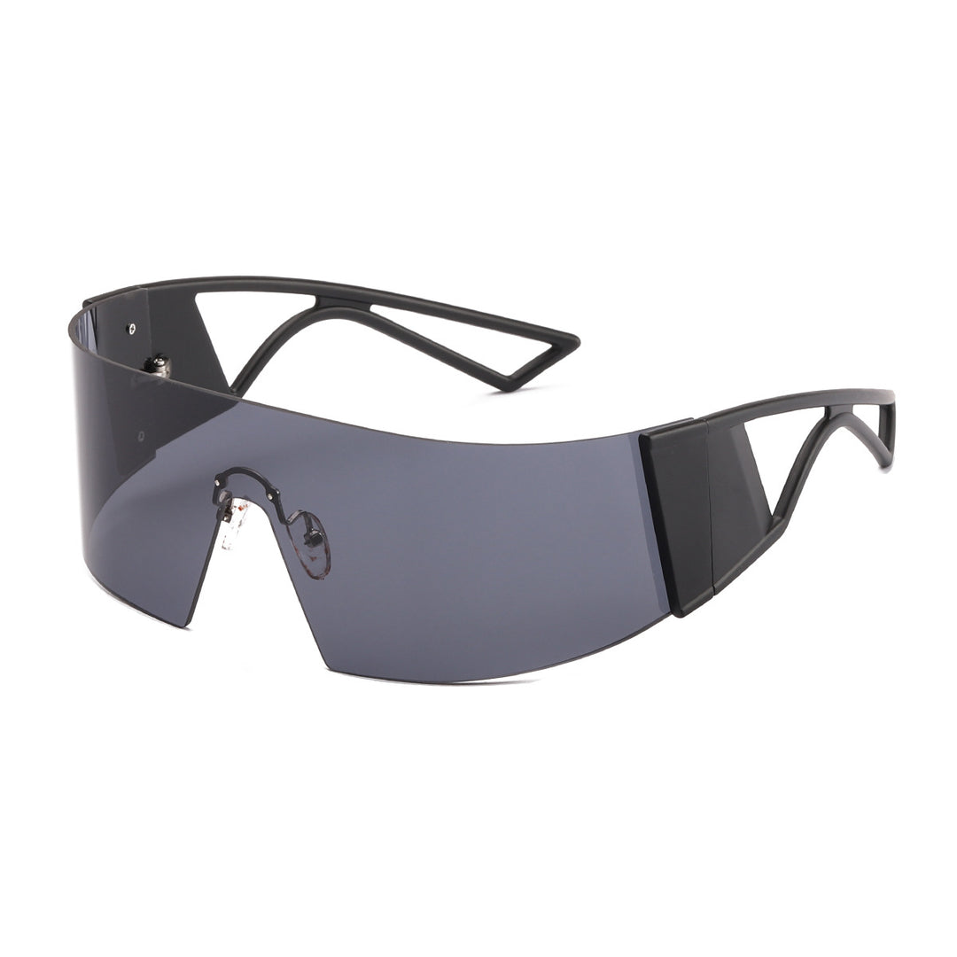 Dame sporty solbriller i futuristisk design Luvikno