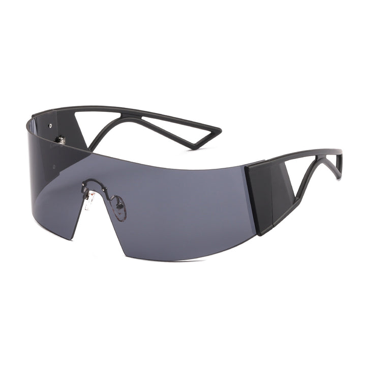 Dame sporty solbriller i futuristisk design Luvikno