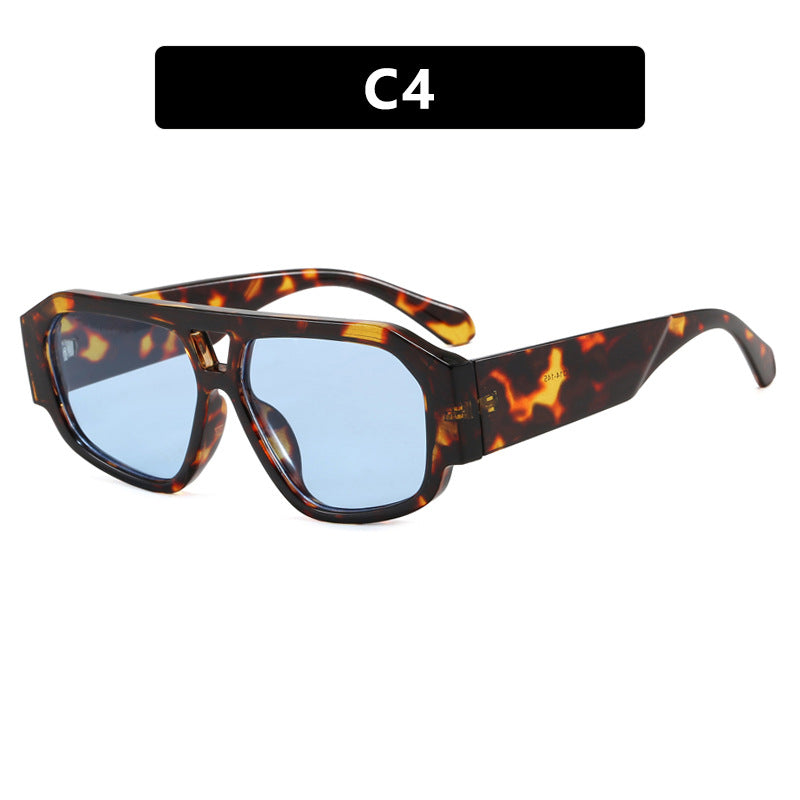 Dame solbrille med iøynefallende oktagon-design og UV-beskyttelse Luvikno
