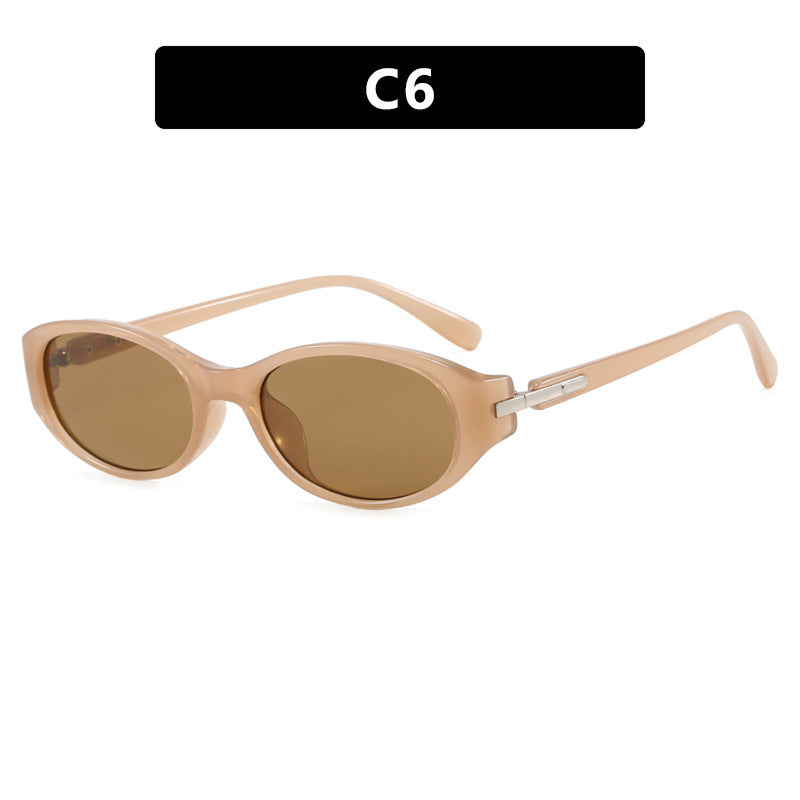 Damen cat-eye solbrille med robust ramme og polariserte linser Luvikno