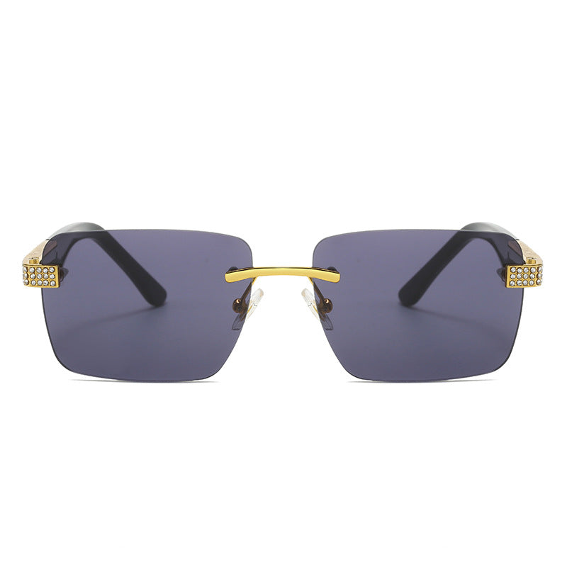 Dame fashion solbriller i elegant kvadratisk design Luvikno