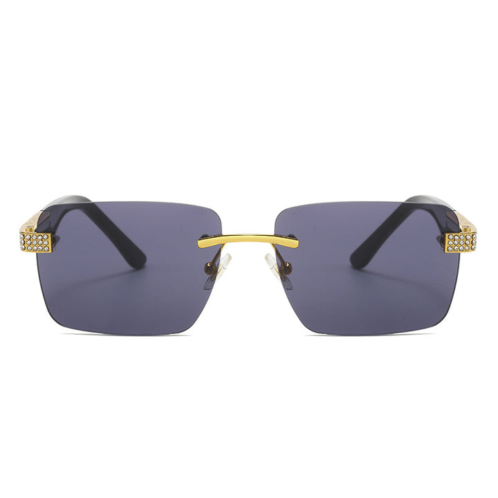 Dame fashion solbriller i elegant kvadratisk design Luvikno