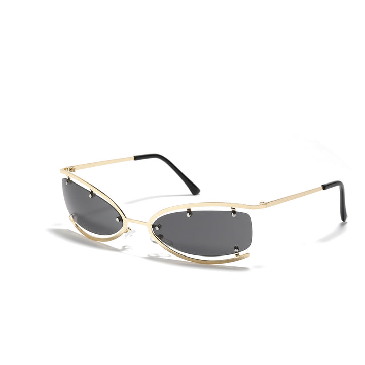 Dame moterik solbrille med unik ramme konstruksjon Luvikno