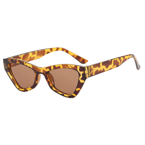 Damen modische Cat-Eye solbrille med transparent ramme Luvikno