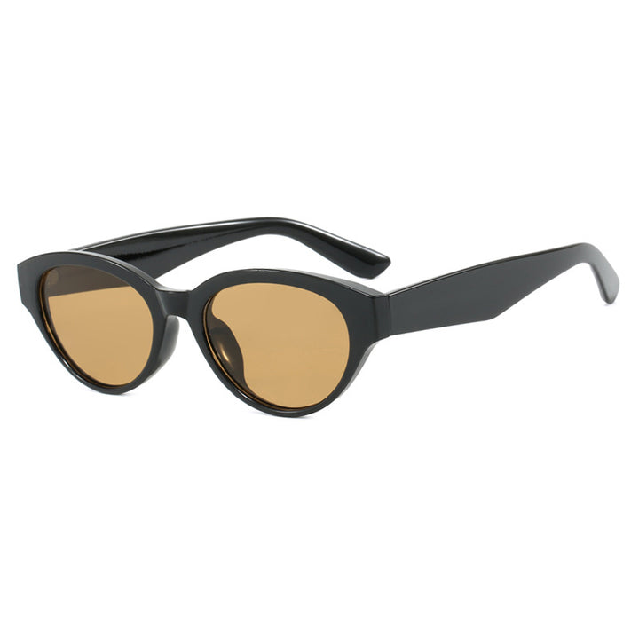 Dame Cat-Eye solbriller med beskyttende UV-filter og elegant ramme Luvikno
