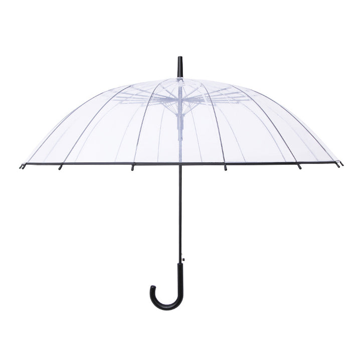 Kvinne Transparent Paraply Luvikno