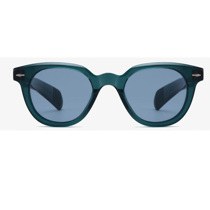 Dame retroinspirert solbrille med slitesterk plastikkramme og polariserte linser Luvikno