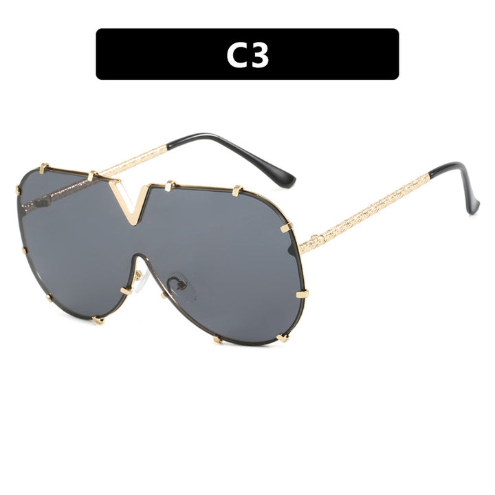 Dame oversized vernebrille i futuristisk design Luvikno