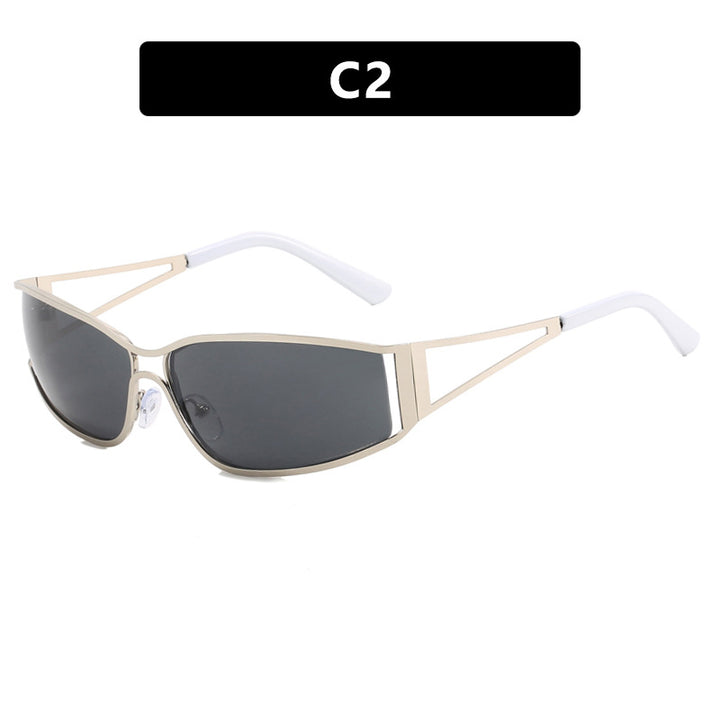 Dame sporty solbriller med moderne ramme Luvikno
