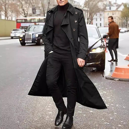 Luvik | Miesten klassinen trenchcoat