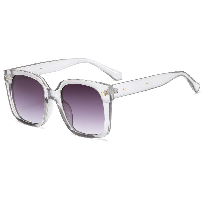 Dame firkantet solbrille med innovativ ramme og UV-beskyttelse Luvikno