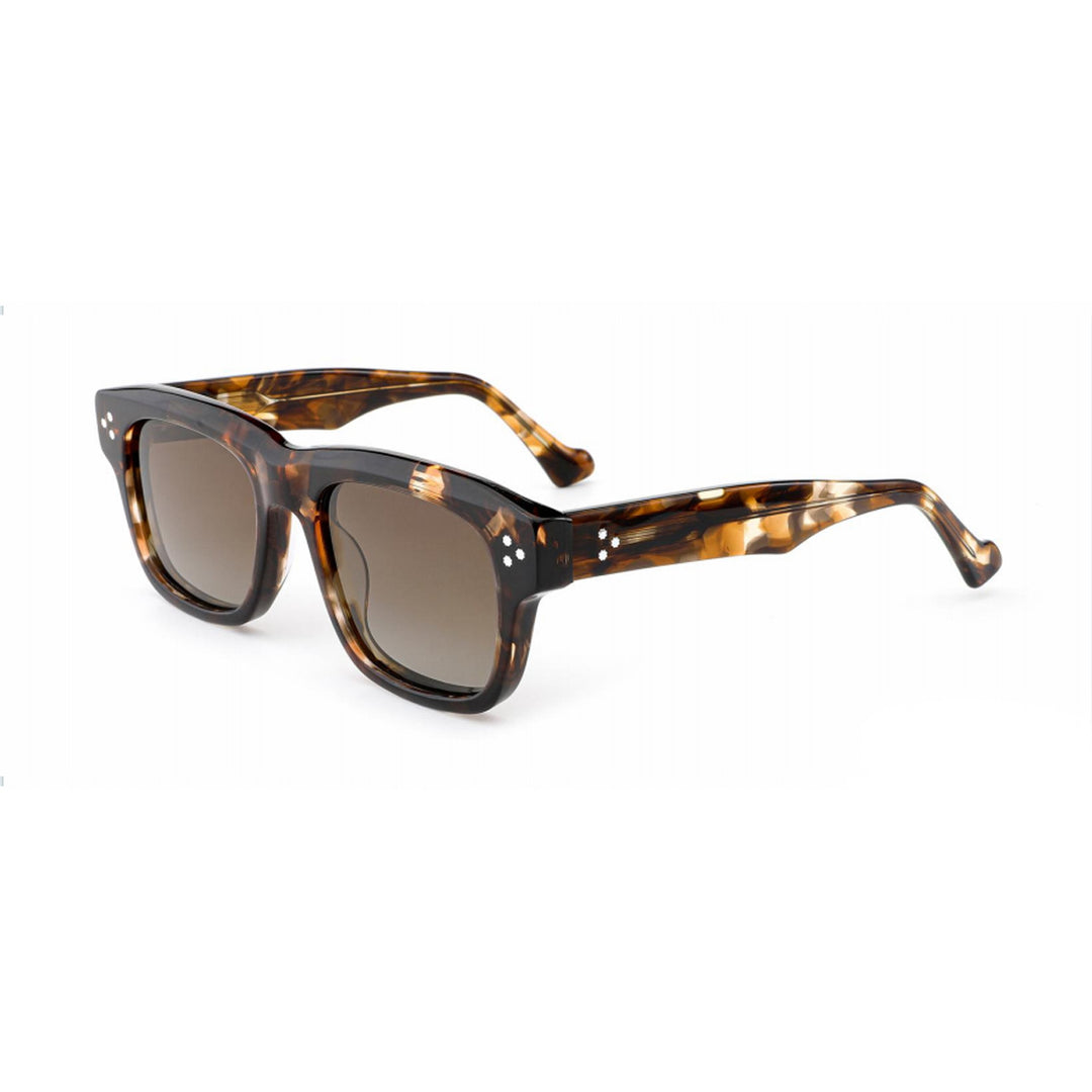 Dame designer solbrille i retro-inspirert kvadratdesign med høykvalitets plastramme Luvikno