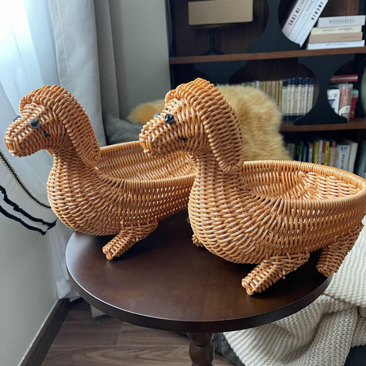 Dame kurv i ande-design fra Luvikno