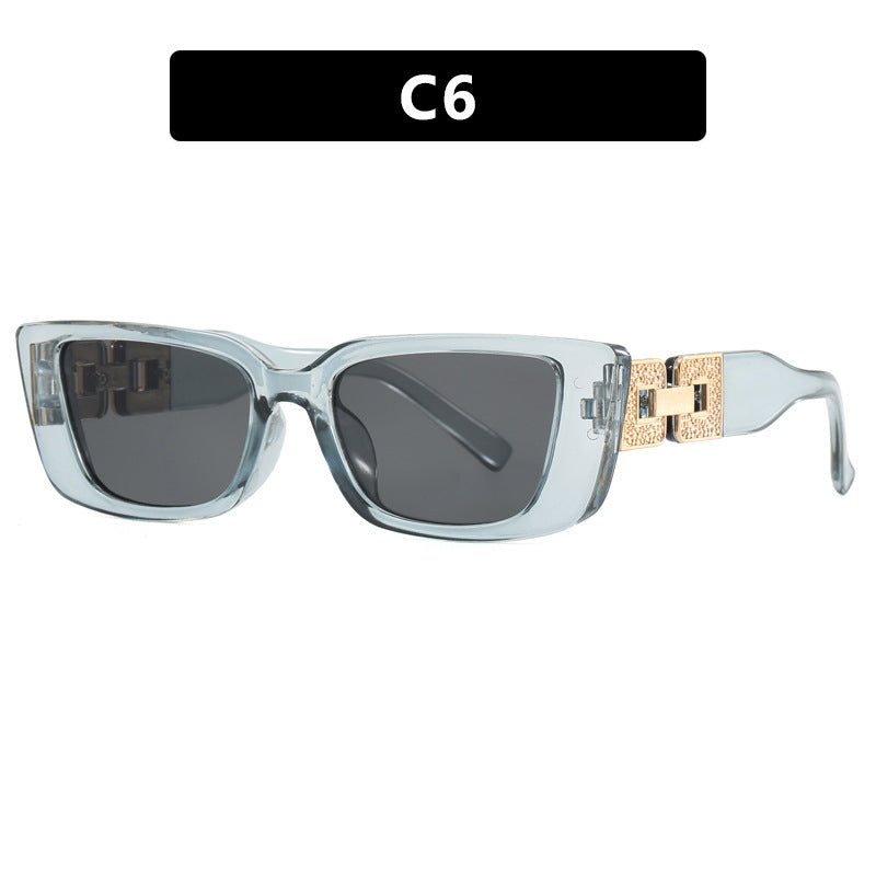 Dame moteriktig Oversized solbrille med unikt leopardmønster Luvikno