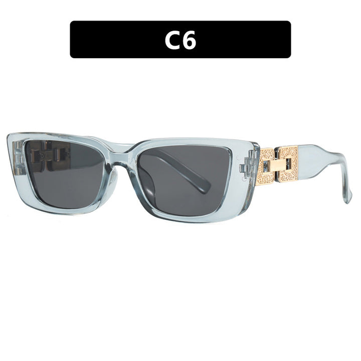 Dame moteriktig Oversized solbrille med unikt leopardmønster Luvikno