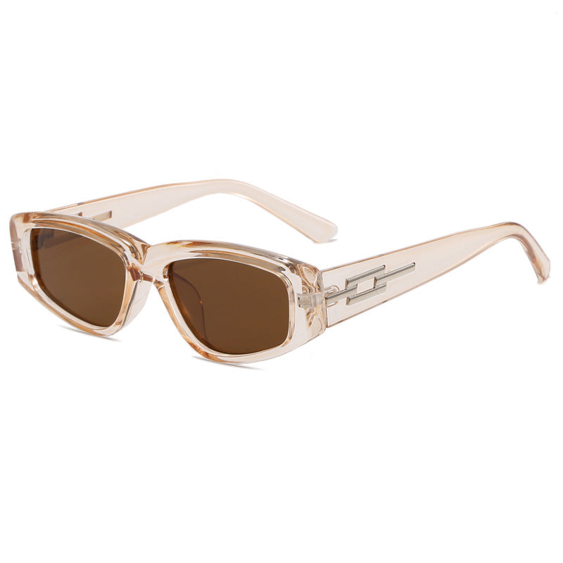 Dame fashion solbrille med elegant rammedekor Luvikno