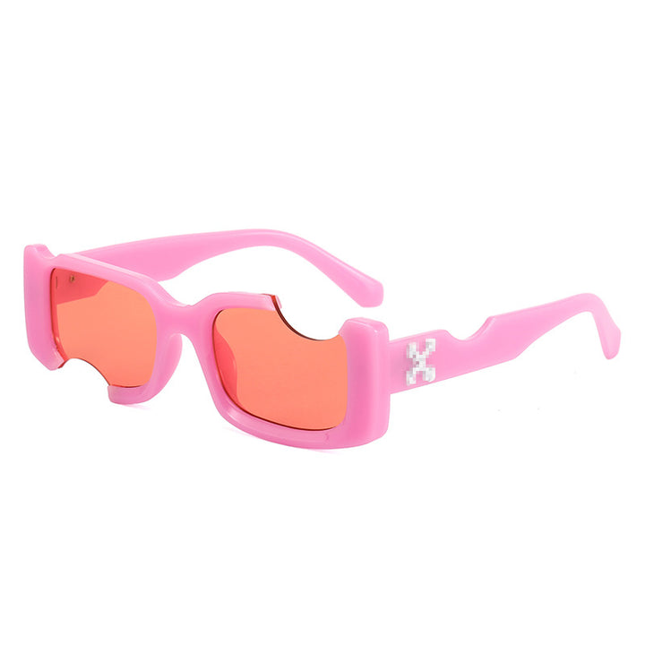 Dame eksklusiv moderne solbrille med futuristisk design Luvikno