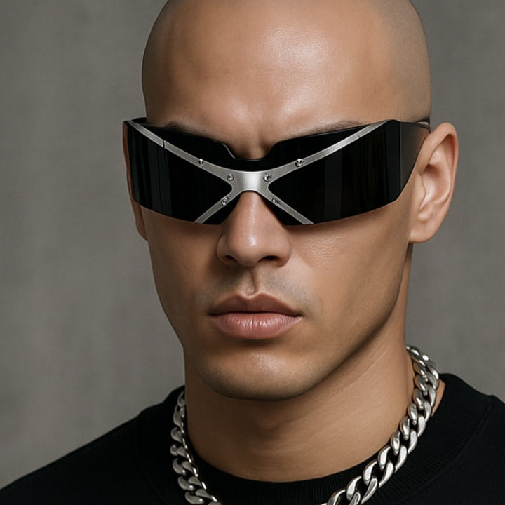 Dame futuristisk sportssolbrille Luvikno
