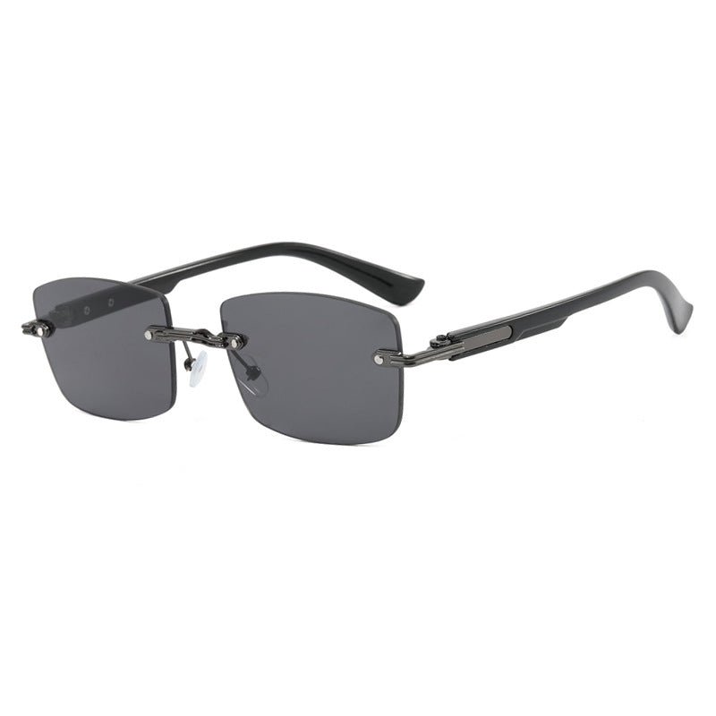 Dame kvadratisk solbrille med trefram og gradientlinser Luvikno