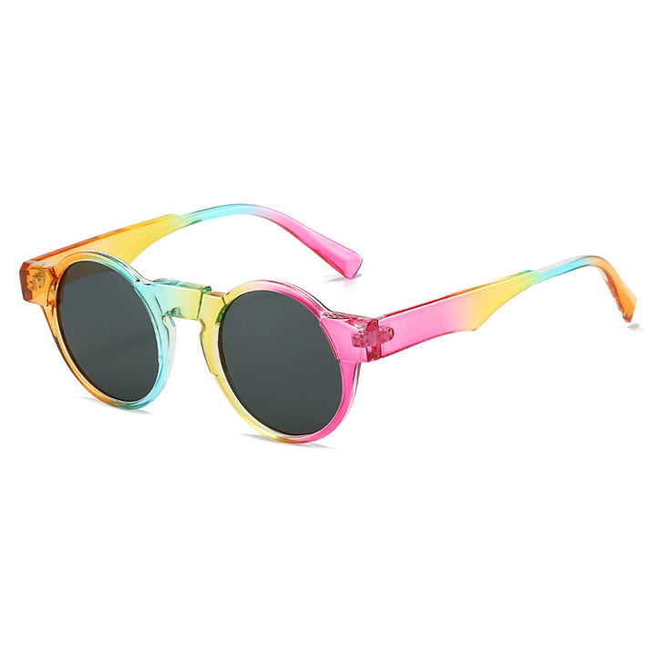 Dame moteriktig lesebrille med innovativt rundt rammedesign Luvikno