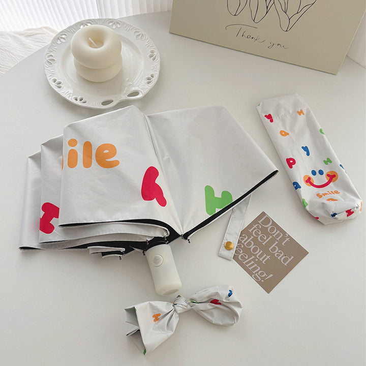 Dame Automatisk Folderegntrekk med lyst design Luvikno