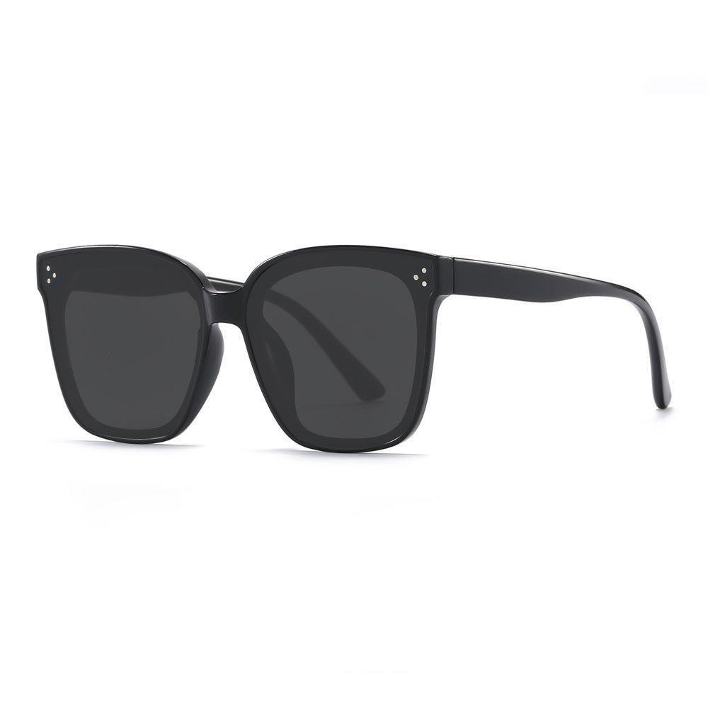 Dame Moda firkantet solbrille med robust ramme og UV-beskyttelse Luvikno