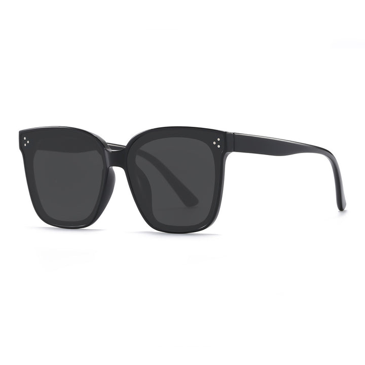 Dame Moda firkantet solbrille med robust ramme og UV-beskyttelse Luvikno