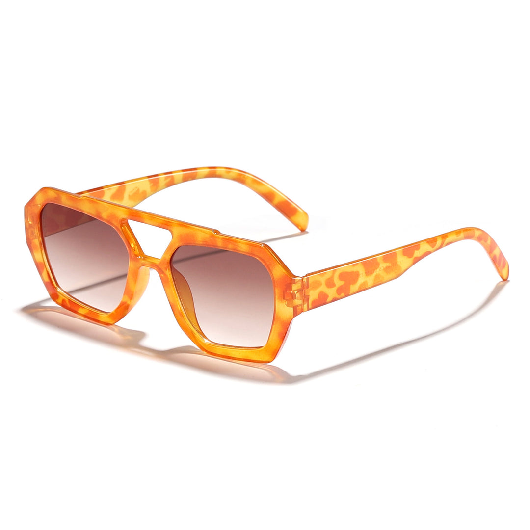 Dame moteriktig solbrille i eksklusiv oktagon-design Luvikno