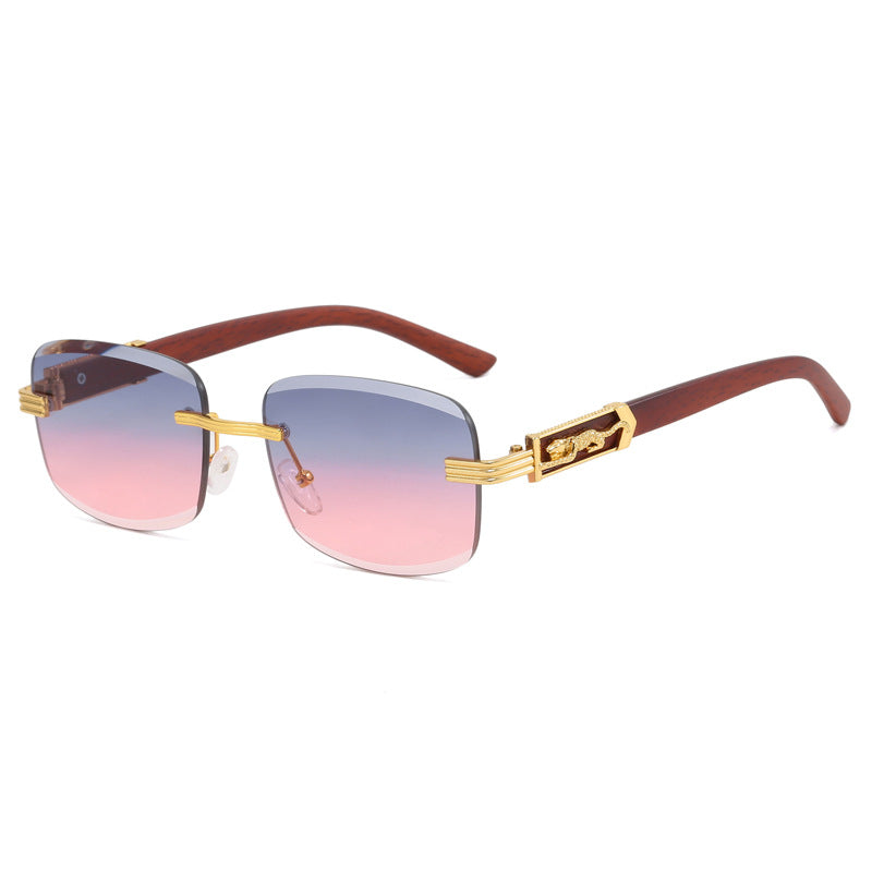 Dame designer solbrille med luksuriøse accenter Luvikno
