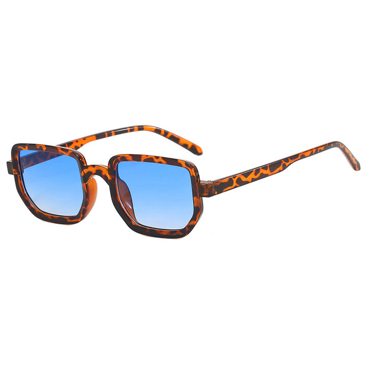 Dame geometrisk solbrille med moderne ramme og beskyttende glass Luvikno