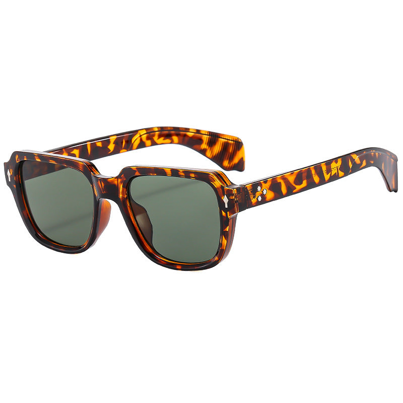 Dame Designer-solbrille i moderne firkantet stil Luvikno